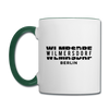 WLMRSDRF - Tasse zweifarbig - Weiß/Dunkelgrün
