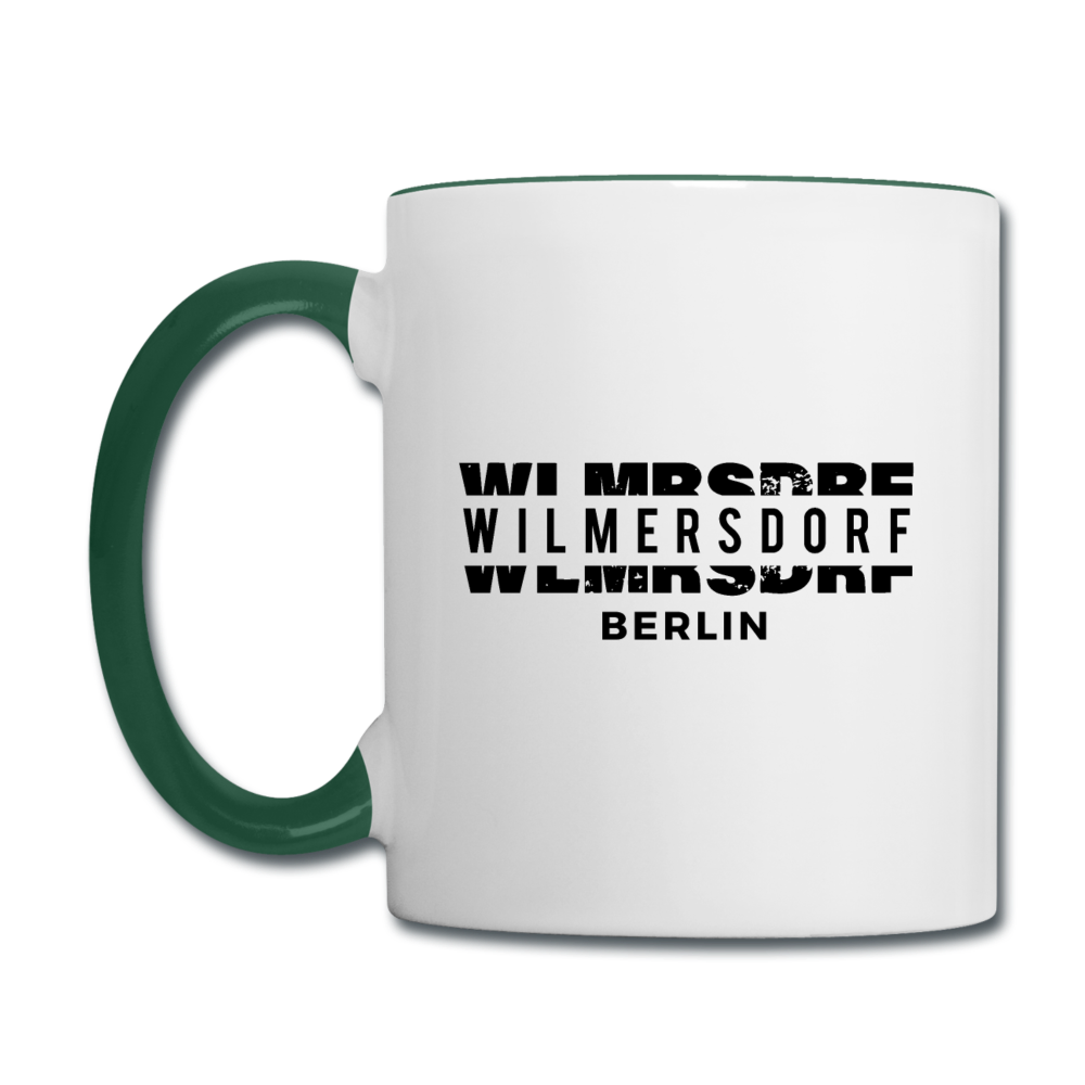 WLMRSDRF - Tasse zweifarbig - Weiß/Dunkelgrün