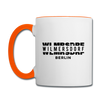 WLMRSDRF - Tasse zweifarbig - Weiß/Orange