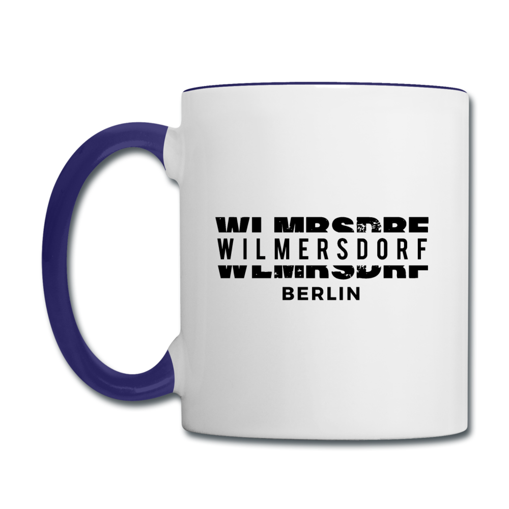 WLMRSDRF - Tasse zweifarbig - Weiß/Kobaltblau