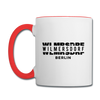 WLMRSDRF - Tasse zweifarbig - Weiß/Rot