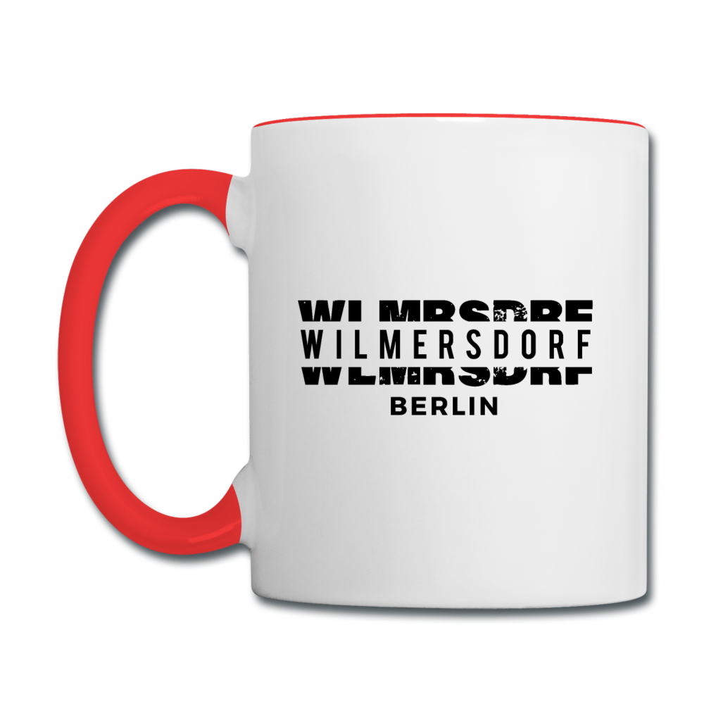 WLMRSDRF - Tasse zweifarbig - Weiß/Rot