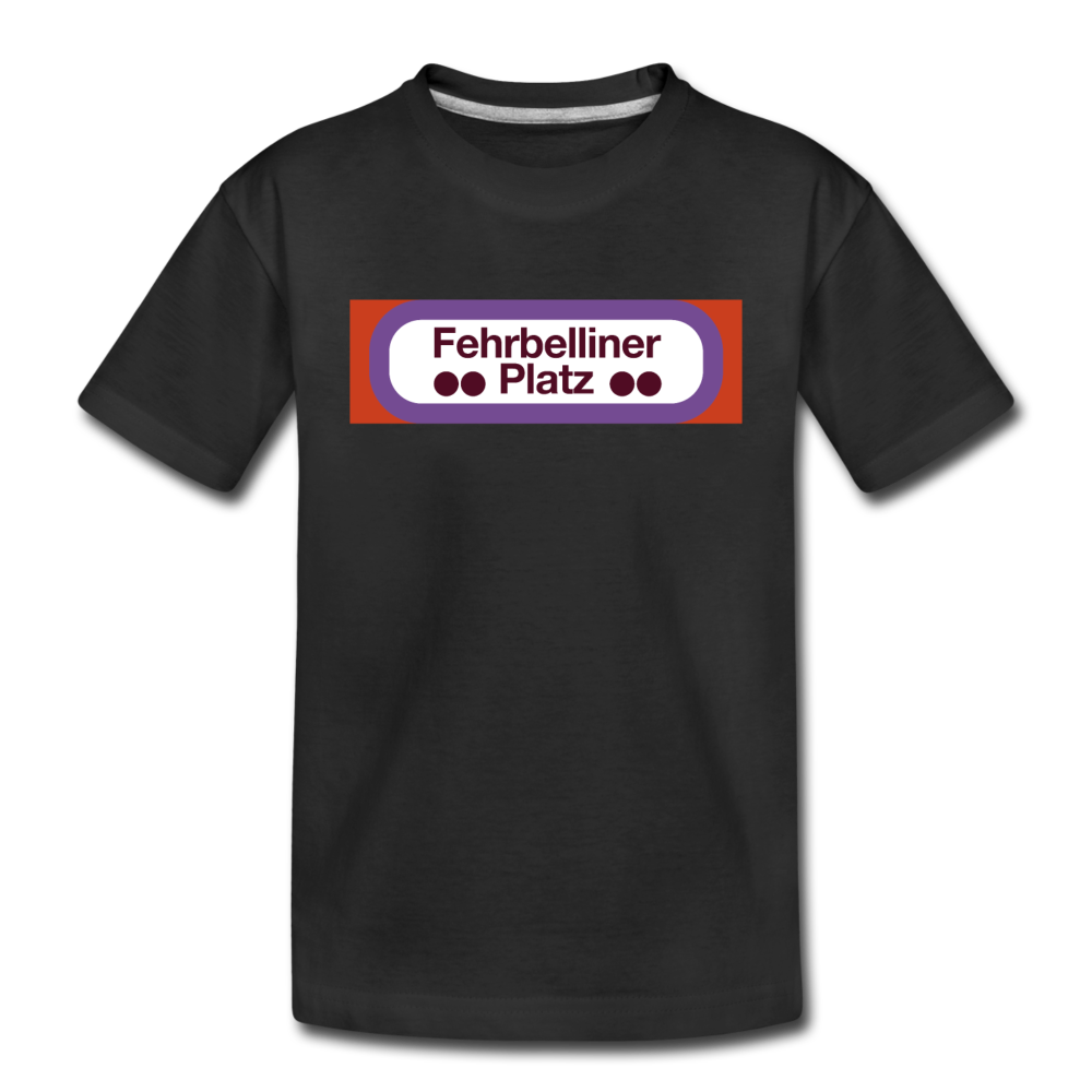 Fehrbelliner platz - Kinder Premium T-Shirt - Schwarz
