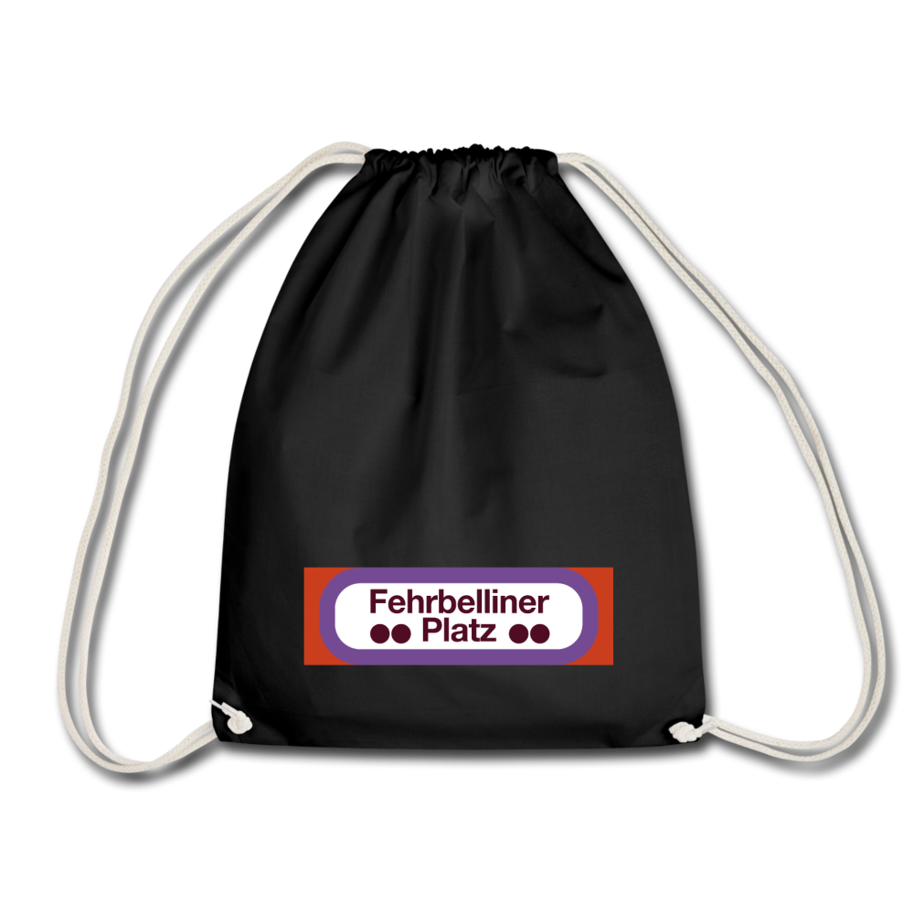 Fehrbelliner platz - Turnbeutel - Schwarz