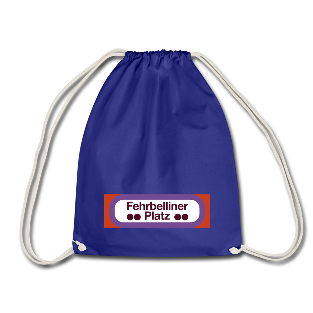 Fehrbelliner platz - Turnbeutel - Königsblau