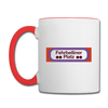 Fehrbelliner platz - Tasse zweifarbig - Weiß/Rot
