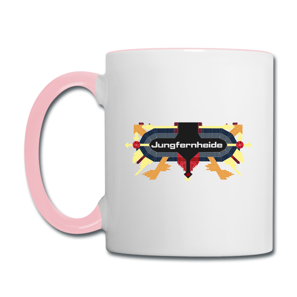 Jungfernheide - Tasse zweifarbig - Weiß/Pink