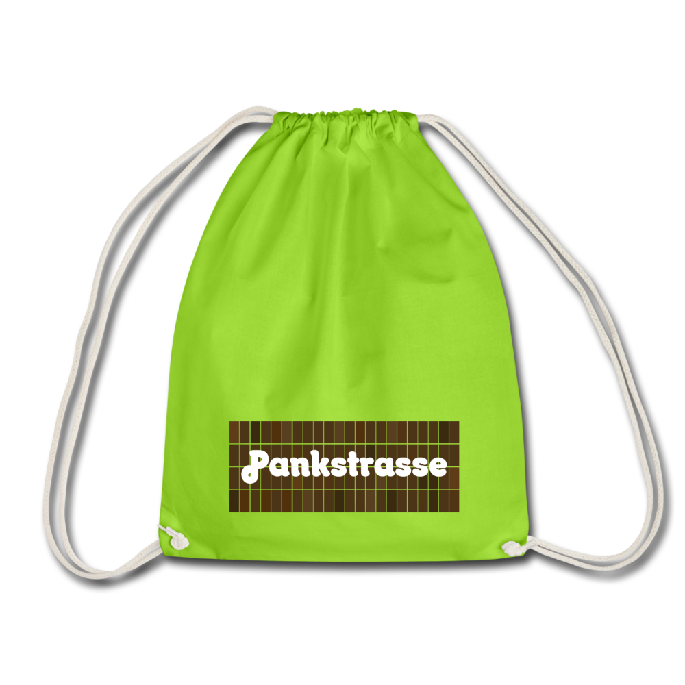 Pankstrasse - Turnbeutel - Neongrün