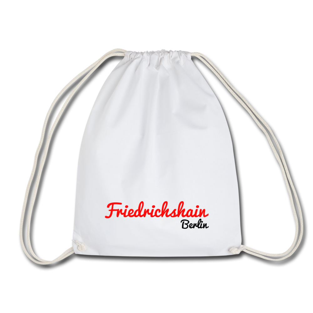 Friedrichshain Berlin - Turnbeutel - Weiß