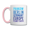 Pankow Planet Earth - Tasse zweifarbig - Weiß/Pink