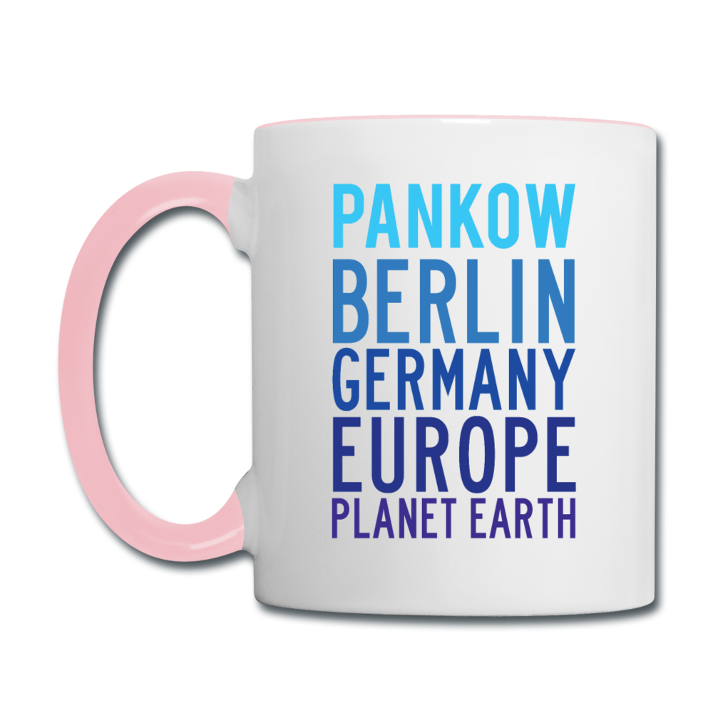 Pankow Planet Earth - Tasse zweifarbig - Weiß/Pink