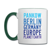Pankow Planet Earth - Tasse zweifarbig - Weiß/Dunkelgrün