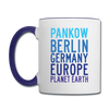 Pankow Planet Earth - Tasse zweifarbig - Weiß/Kobaltblau