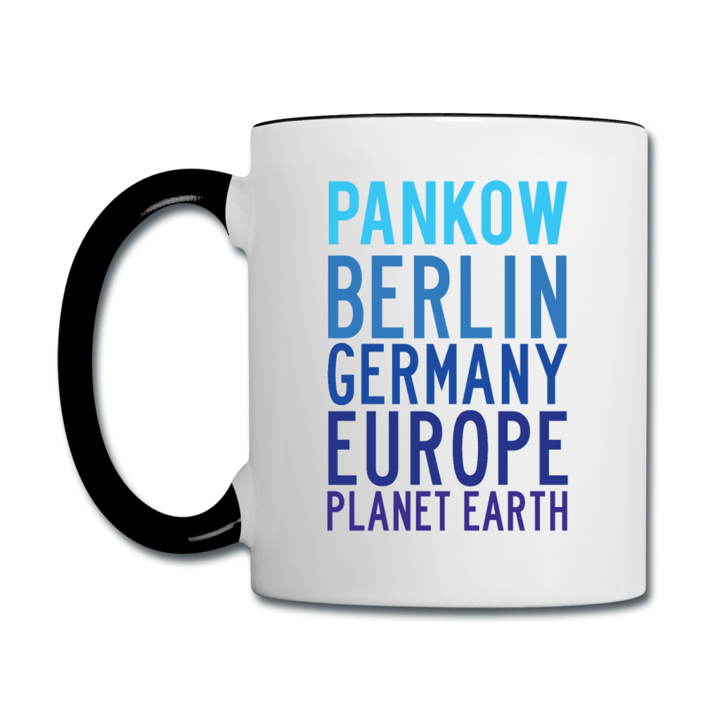 Pankow Planet Earth - Tasse zweifarbig - Weiß/Schwarz