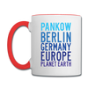 Pankow Planet Earth - Tasse zweifarbig - Weiß/Rot