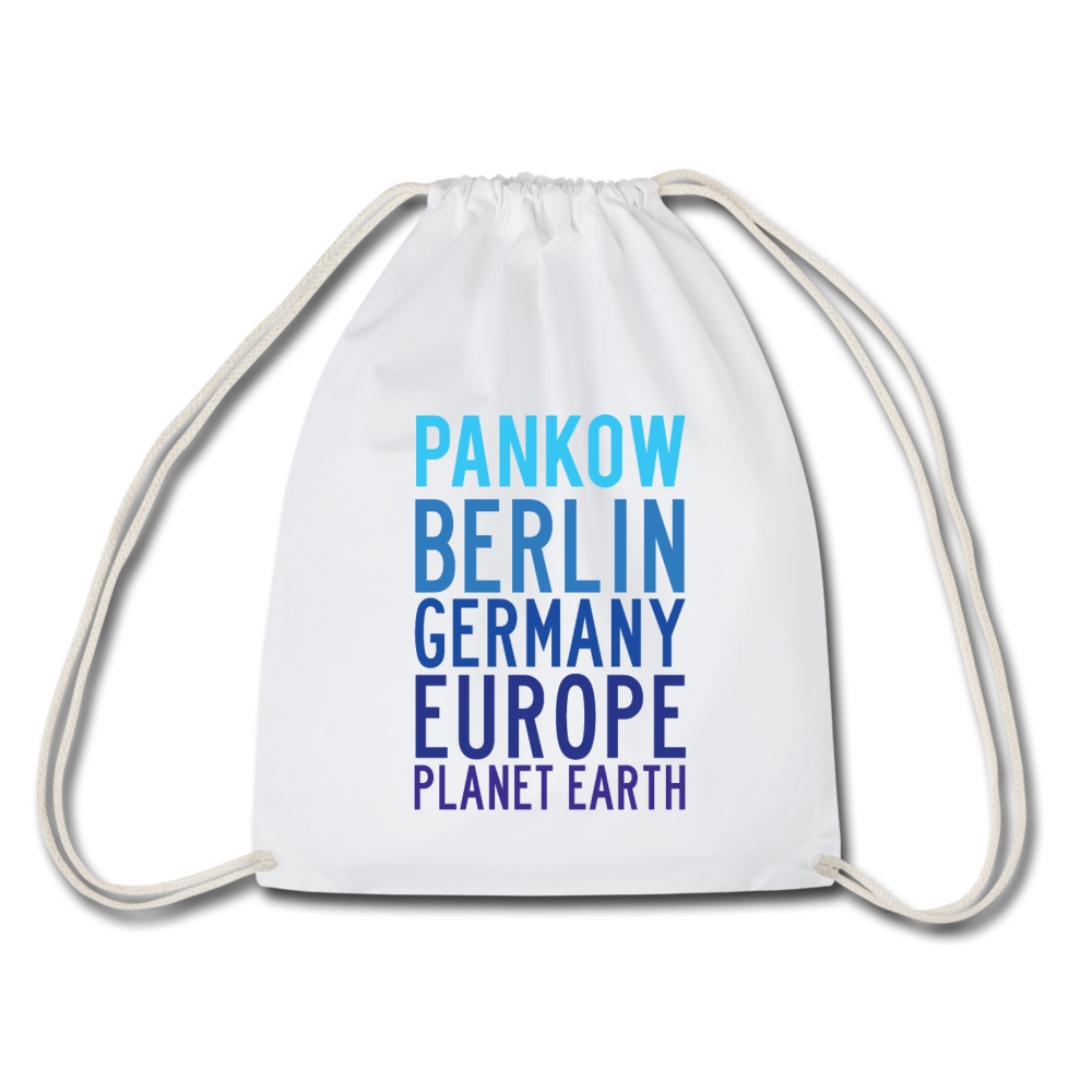 Pankow Planet Earth - Turnbeutel - Weiß