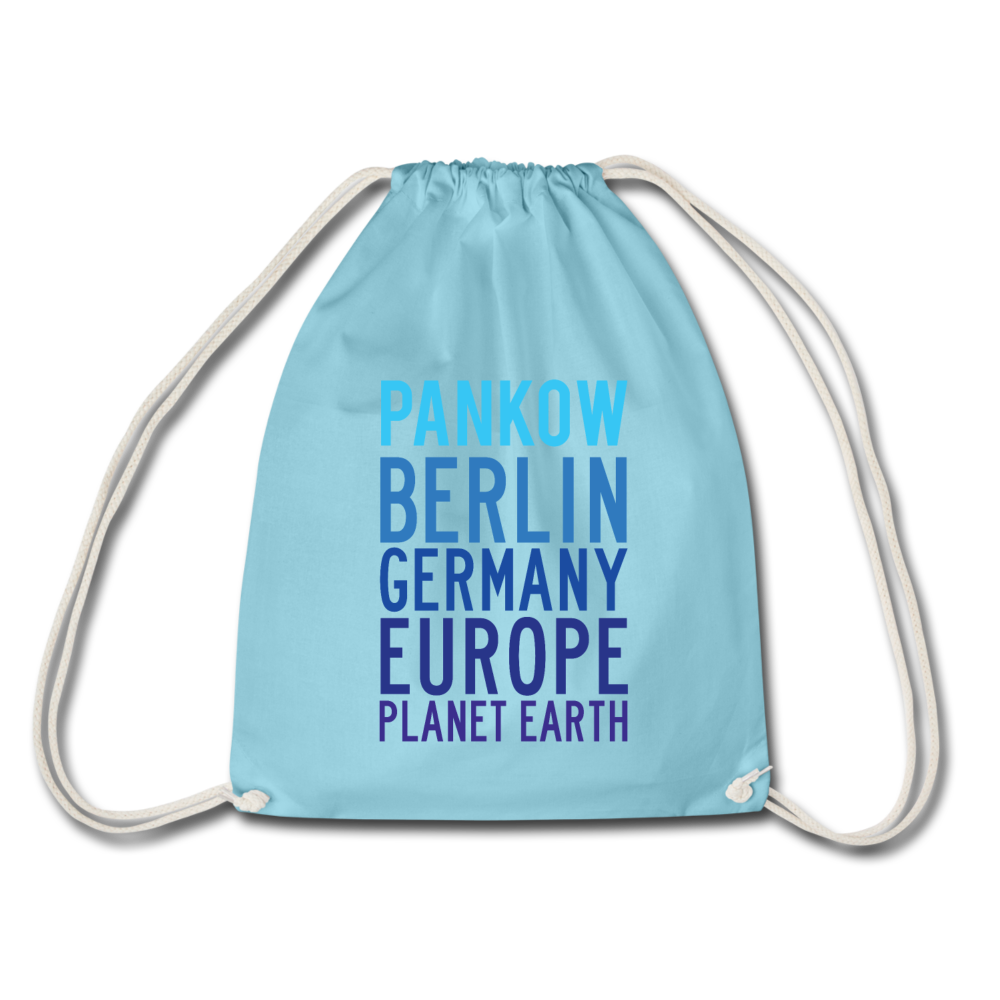 Pankow Planet Earth - Turnbeutel - Aqua