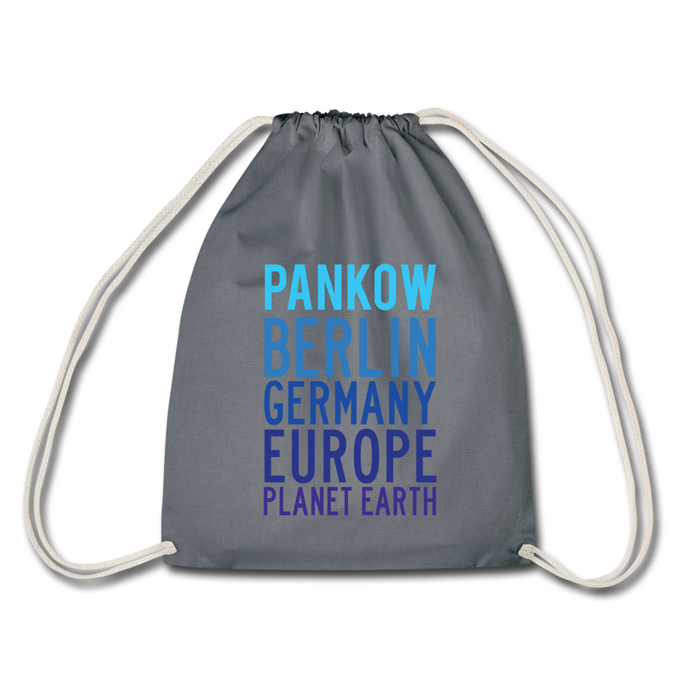 Pankow Planet Earth - Turnbeutel - Grau