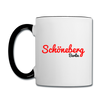 Schöneberg Berlin - Tasse zweifarbig - Weiß/Schwarz