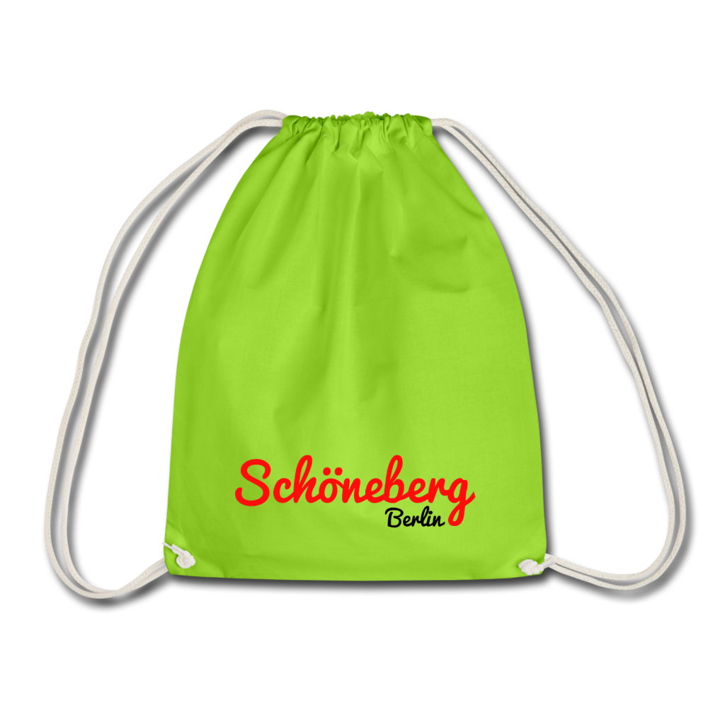 Schöneberg Berlin - Turnbeutel - Neongrün