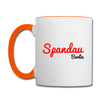 Spandau Berlin - Tasse zweifarbig - Weiß/Orange