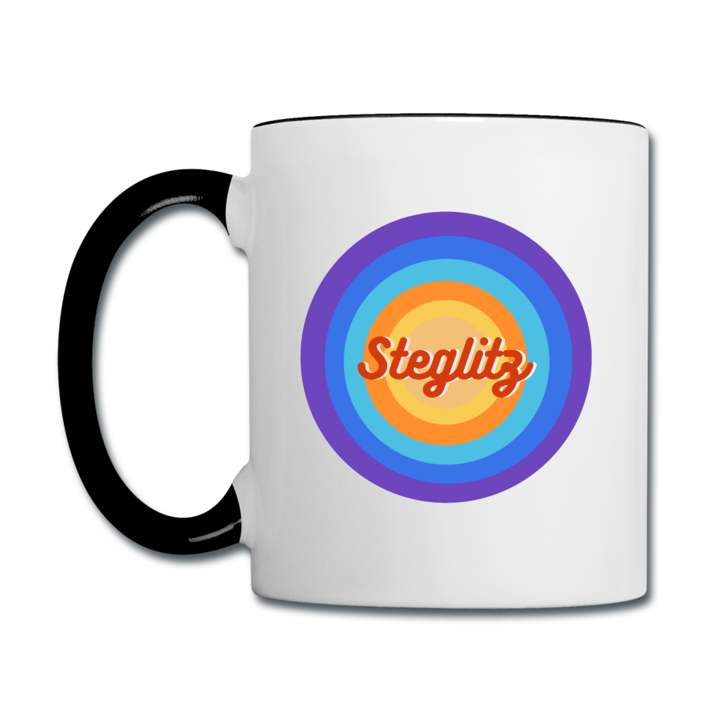 Steglitz Retro - Tasse zweifarbig - Weiß/Schwarz