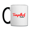 Tempelhof Berlin - Tasse zweifarbig - Weiß/Schwarz