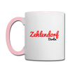 Zehlendorf Berlin - Tasse zweifarbig - Weiß/Pink