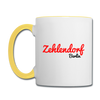Zehlendorf Berlin - Tasse zweifarbig - Weiß/Gelb
