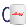 Zehlendorf Berlin - Tasse zweifarbig - Weiß/Kobaltblau
