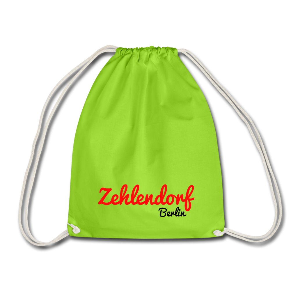 Zehlendorf Berlin - Turnbeutel - Neongrün