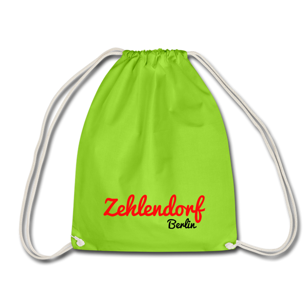 Zehlendorf Berlin - Turnbeutel - Neongrün
