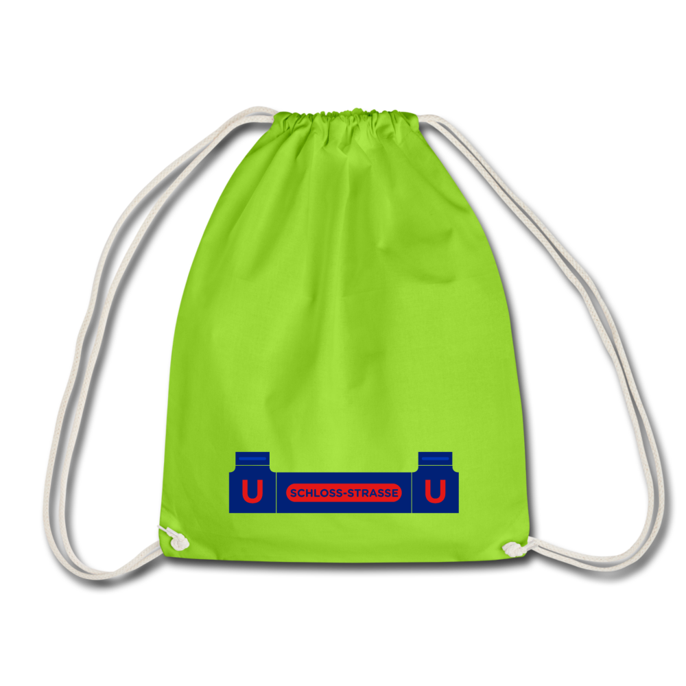Schlossstrasse - Turnbeutel - Neongrün