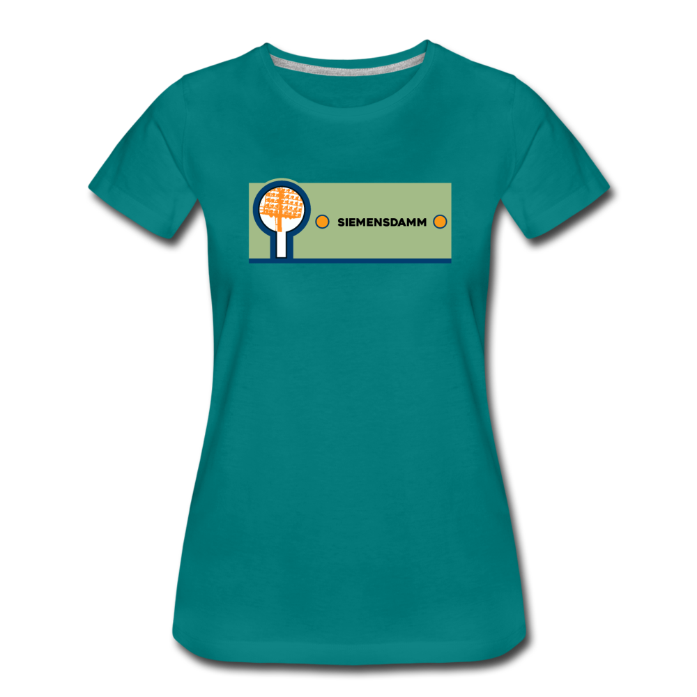 Siemensdamm - Frauen Premium T-Shirt - Divablau