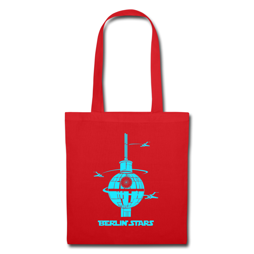 Berlin Stars - Blau - Stoffbeutel - Rot