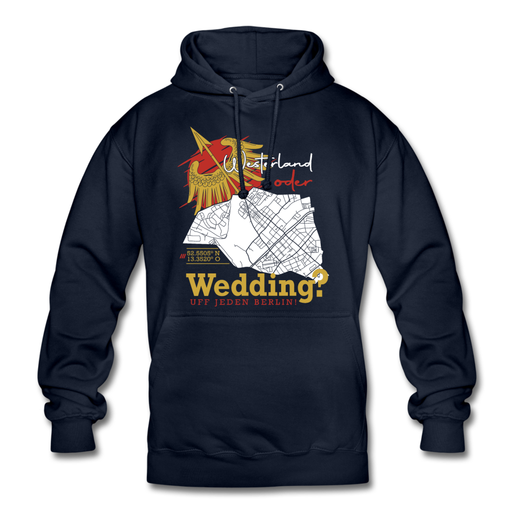 Westerland oder Wedding - Unisex Hoodie - Navy
