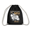 Neuseeland oder Neukölln - Turnbeutel - Schwarz
