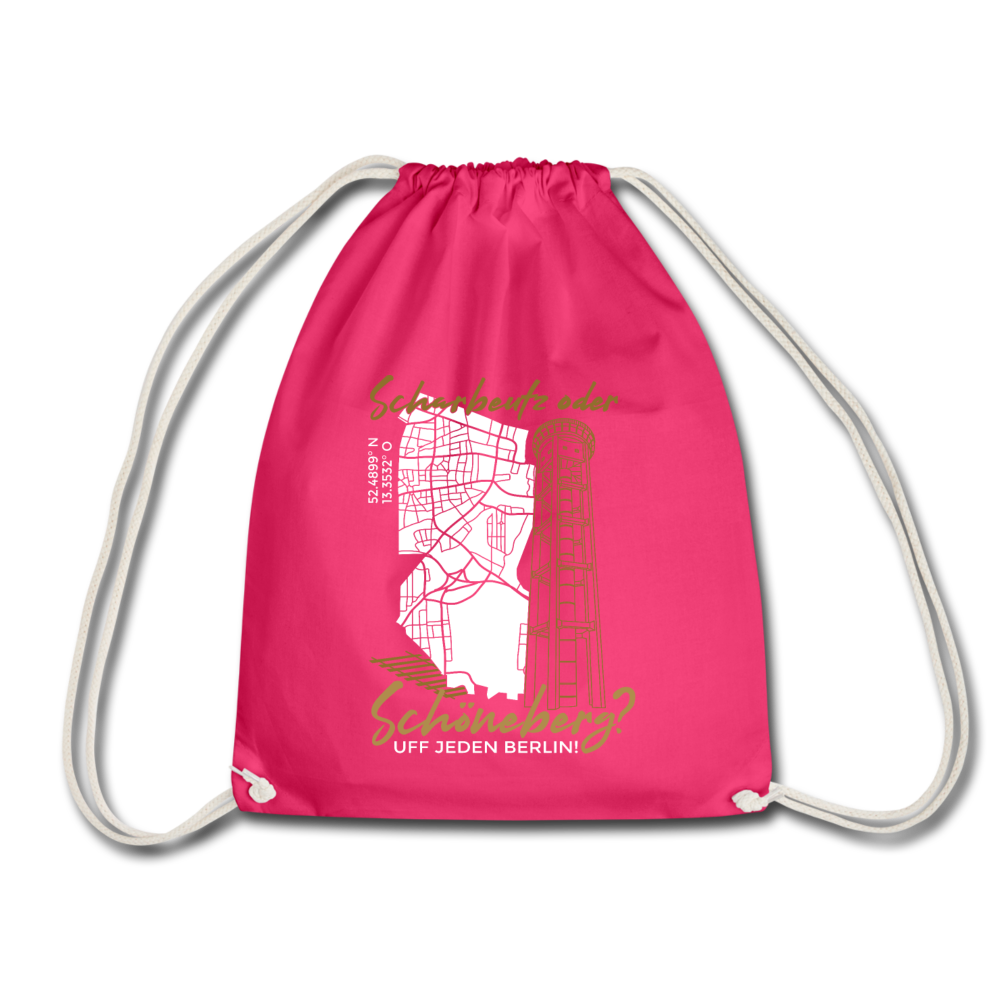 Scharbeutz oder Schöneberg - Turnbeutel - Fuchsia