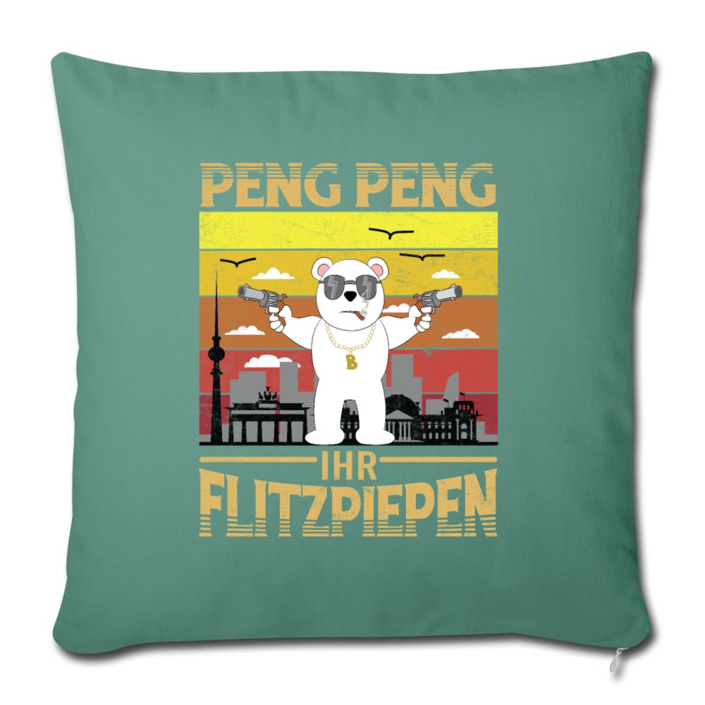 Peng Peng - Sofakissen mit Füllung (45 x 45 cm) - Tanngrün