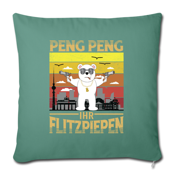 Peng Peng - Sofakissen mit Füllung (45 x 45 cm) - Tanngrün