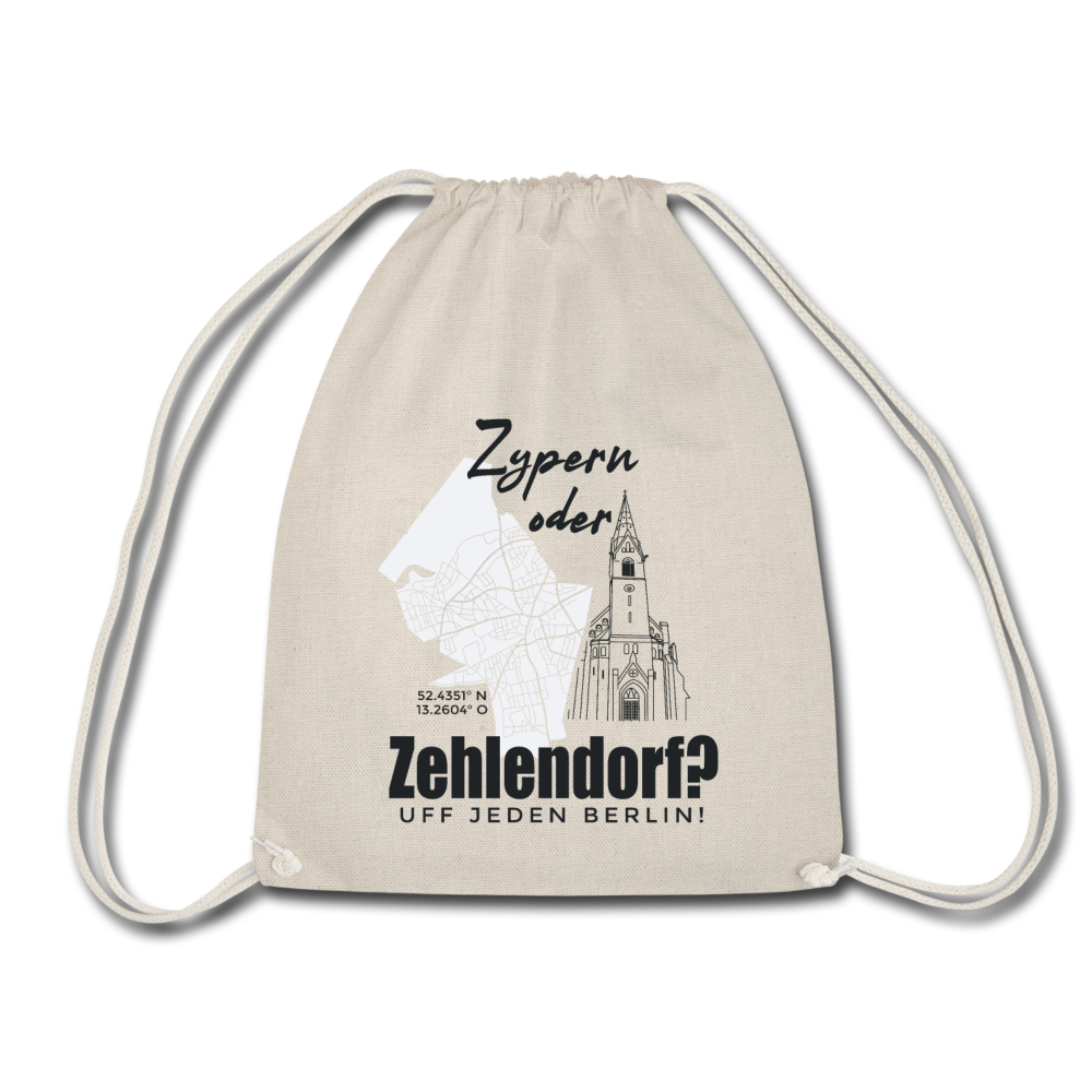 Zypern oder Zehlendorf - Turnbeutel - Natur