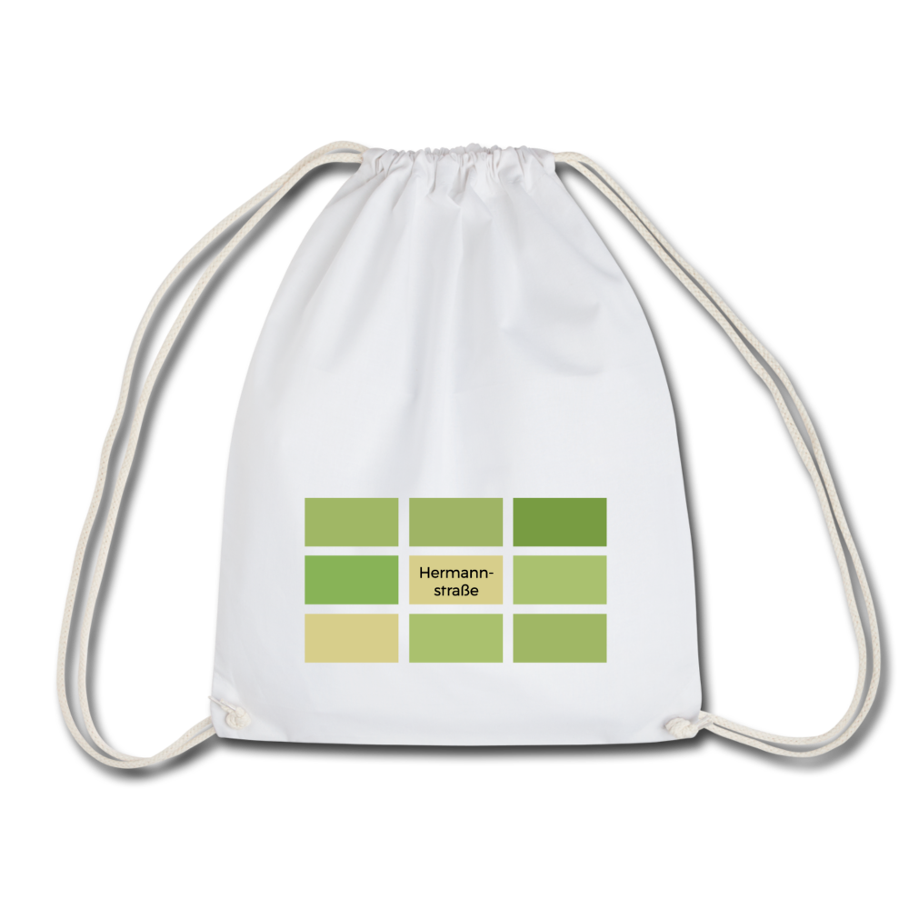 Hermanstrasse - Turnbeutel - Weiß