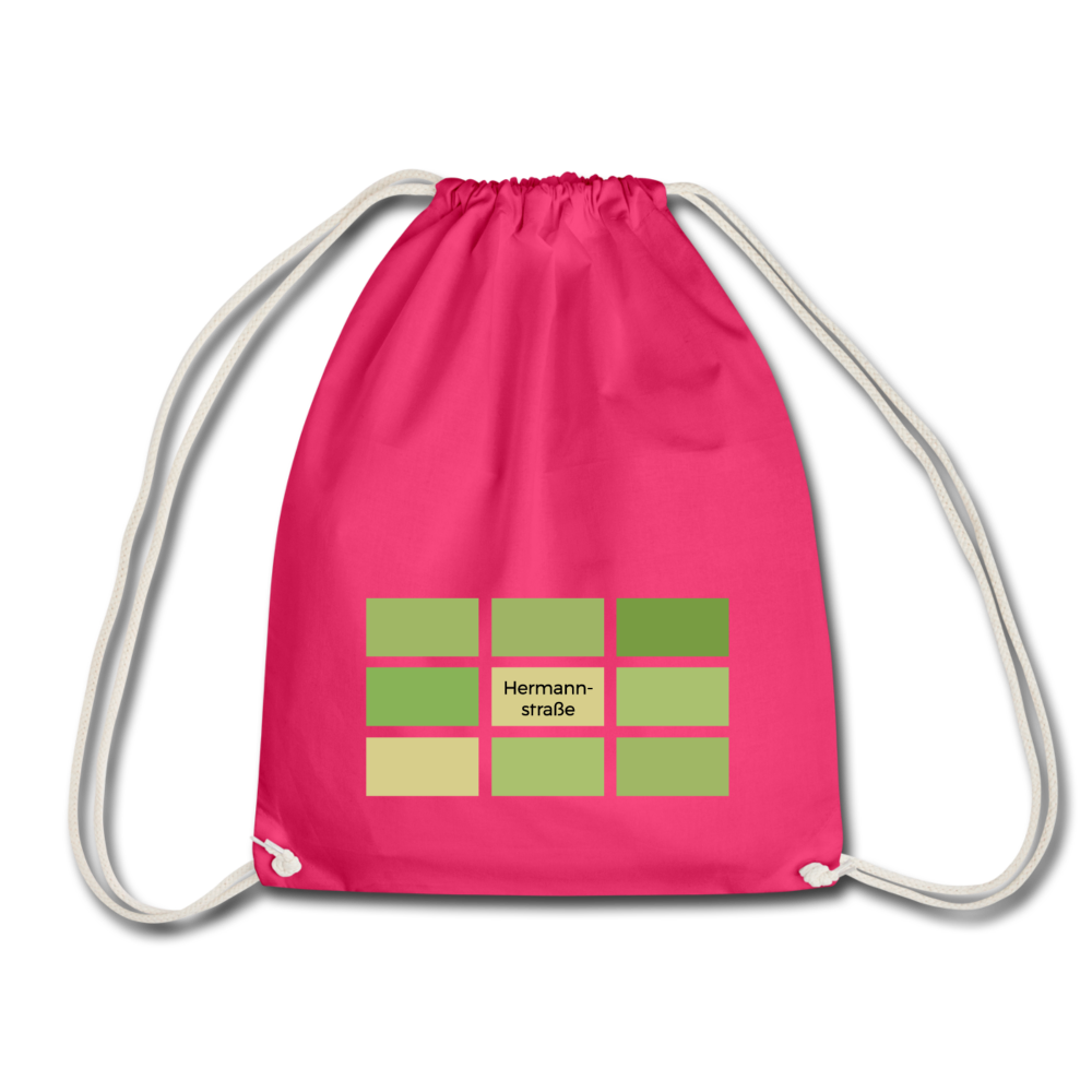Hermanstrasse - Turnbeutel - Fuchsia