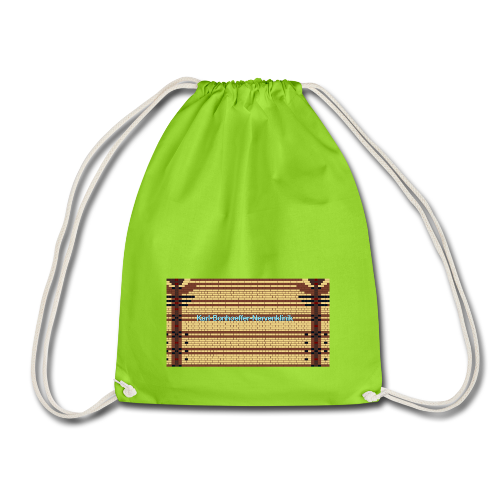 Karl-Bonhoeffer-Nervenklinik - Turnbeutel - Neongrün