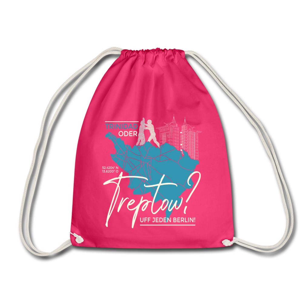 Trinidad oder Treptow - Turnbeutel - Fuchsia