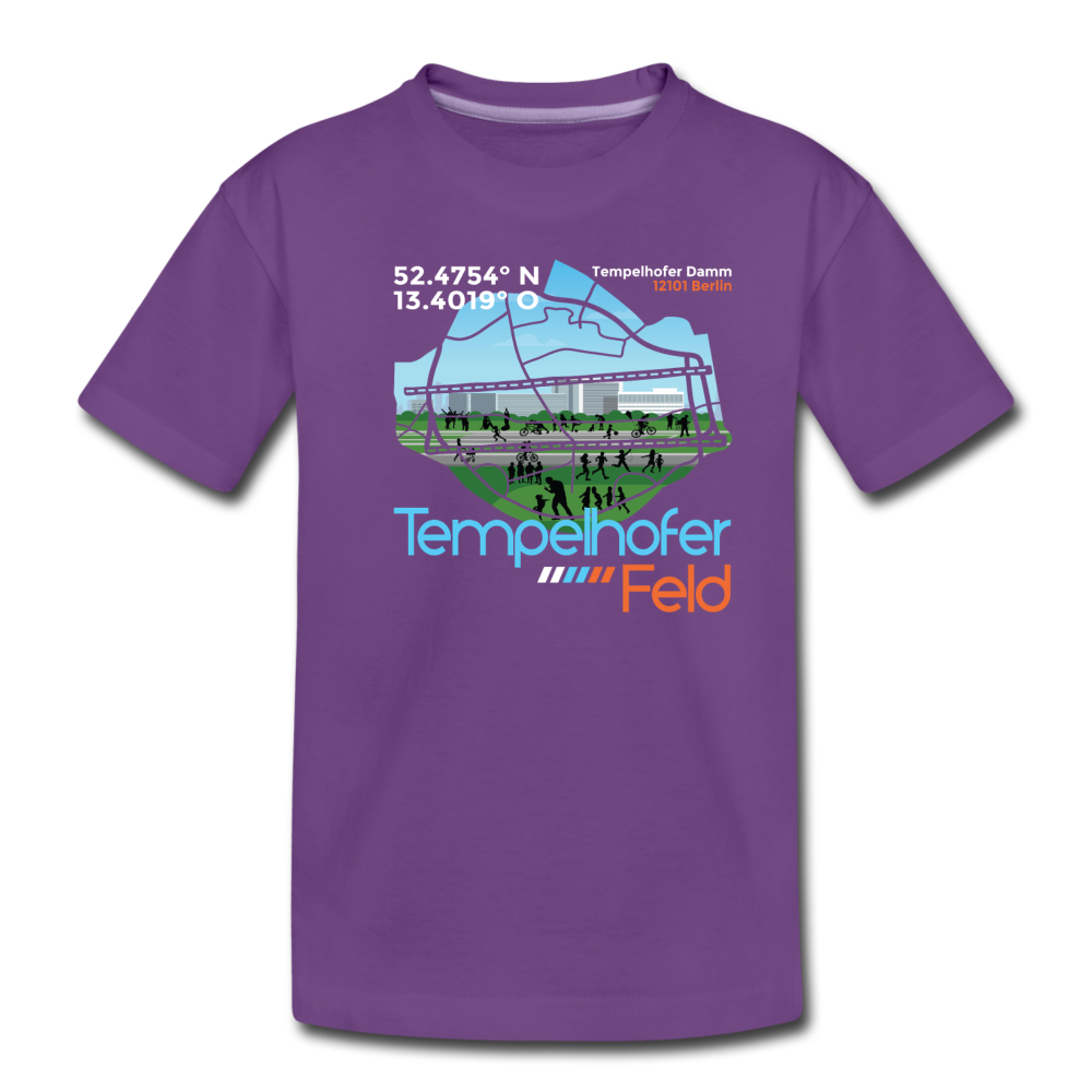 Tempelhofer Feld - Kinder Premium T-Shirt - Lila