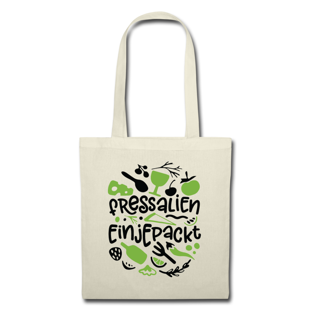 Fressalien einjepackt! - Stoffbeutel - Natur