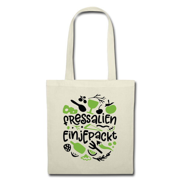 Fressalien einjepackt! - Stoffbeutel - Natur