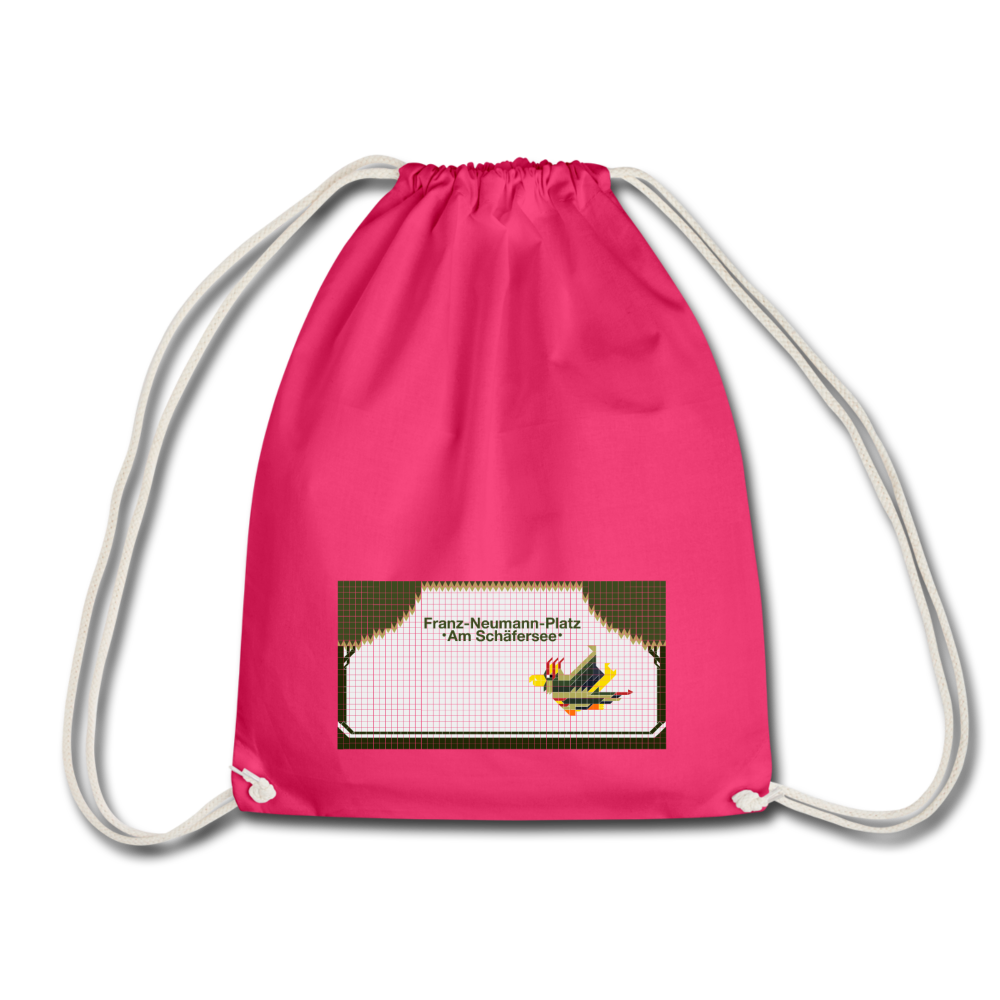 Franz-Neumann-Platz - Turnbeutel - Fuchsia