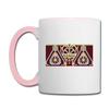 Rohrdamm  - Tasse zweifarbig - Weiß/Pink